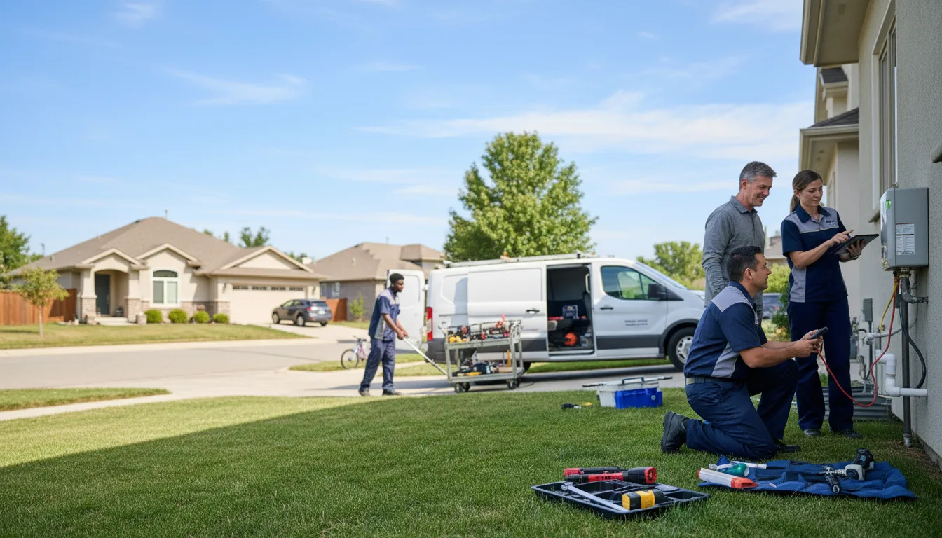 Tankless water heater service in Butler, OK